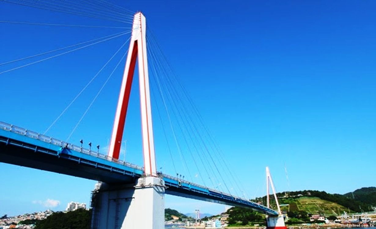 韩国全罗南道丽水市突山大桥（Dolsan Bridge）