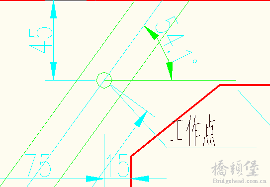 斜拉索工作点