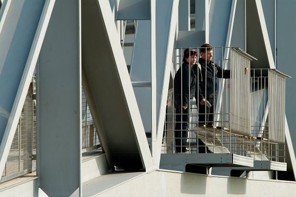 Besos Yacht Port Footbridge, Barcelona 18.jpg