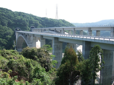 10、日本富士川桥，主跨265m，建成于2005年