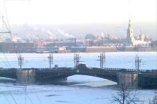 俄罗斯圣彼得堡市冬宫大桥