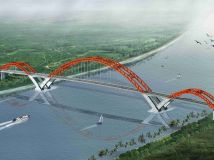 广州新光大桥效果图