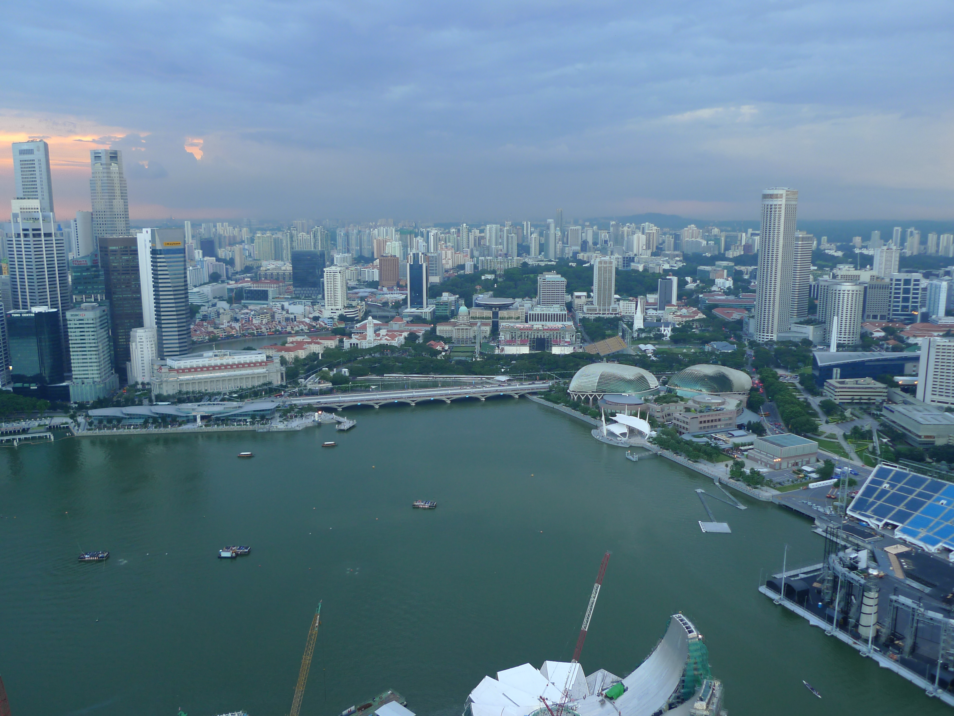 新加坡市中心全景