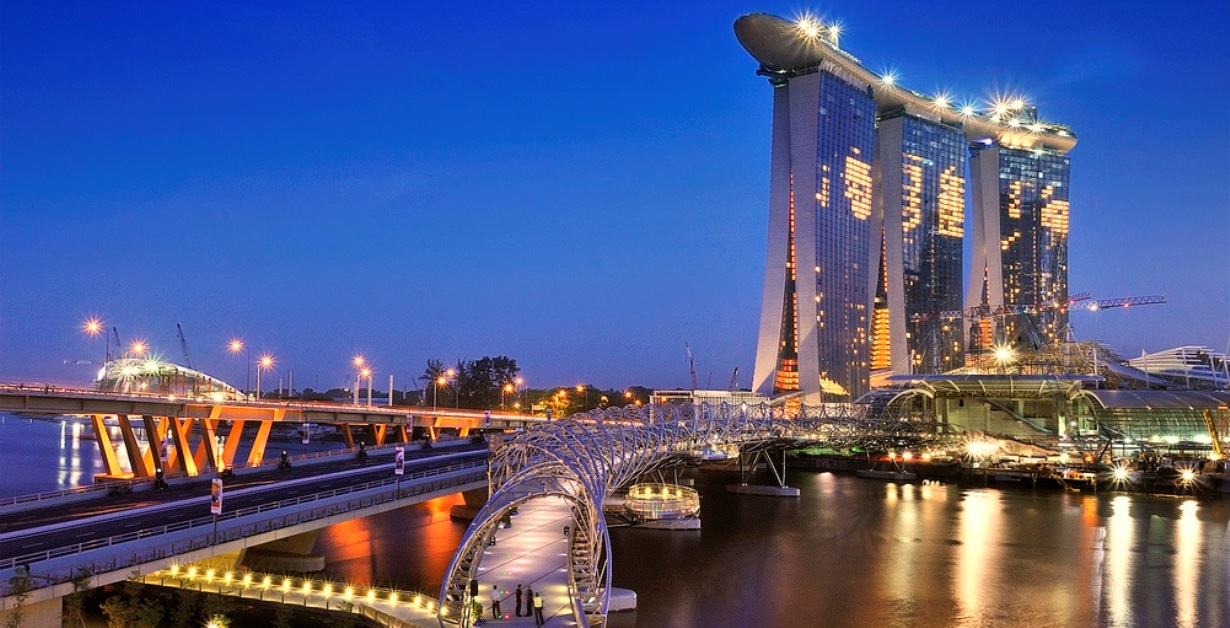 新加坡滨海湾双螺旋大桥（Double Helix Bridge）