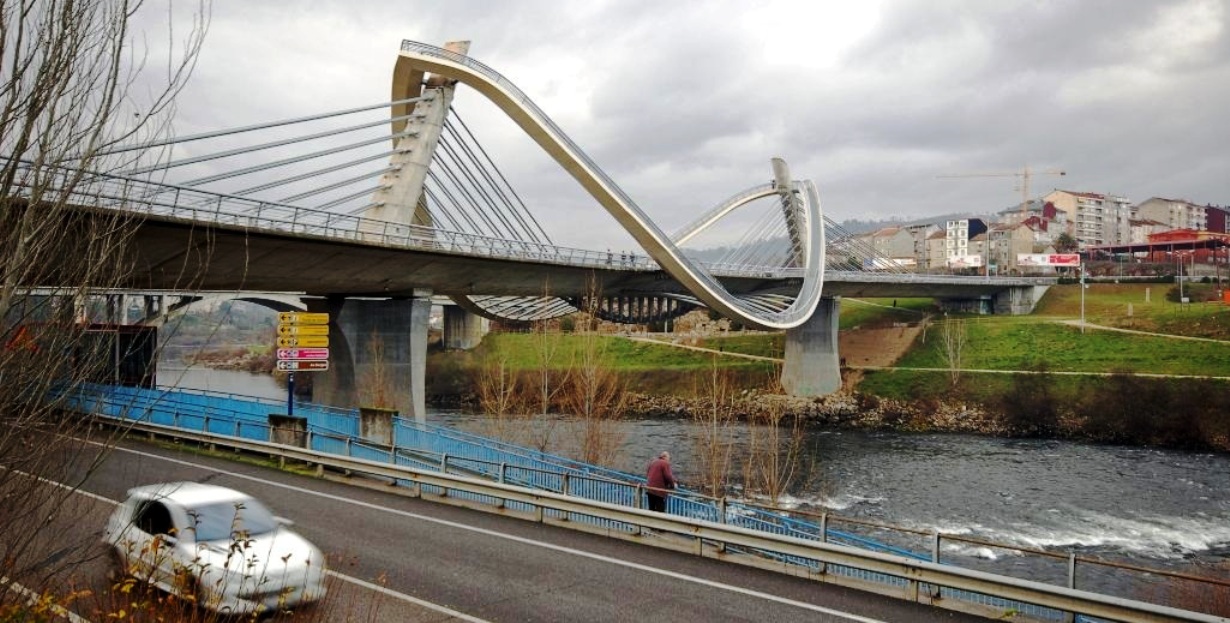 西班牙奥伦赛千禧桥（Puente del Milenio en Ourense）