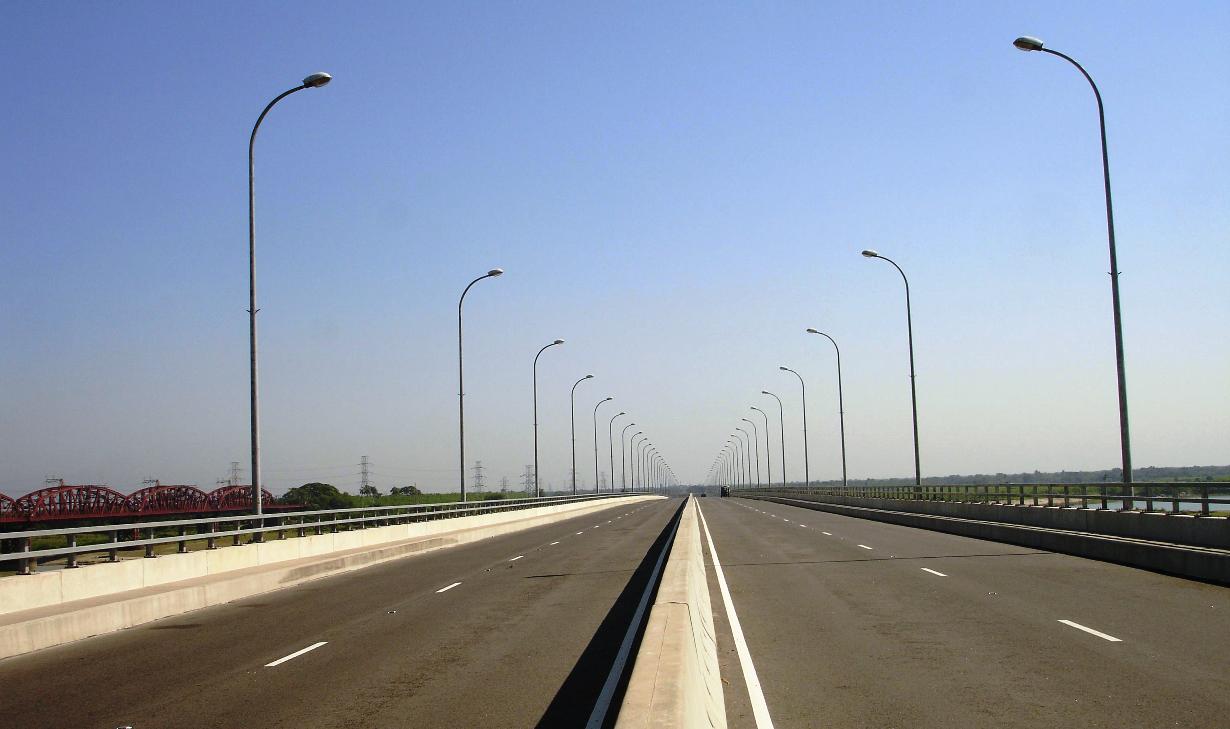 孟加拉巴布纳伊舒瓦迪帕克西帕德玛河拉龙·沙哈大桥（Lalon Shah Bridge）