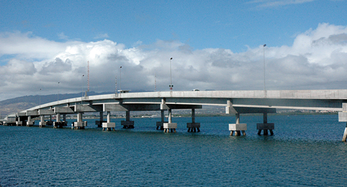 Bridge that connnects Ford Island with mainland Oahu in Pearl Harbor.jpg