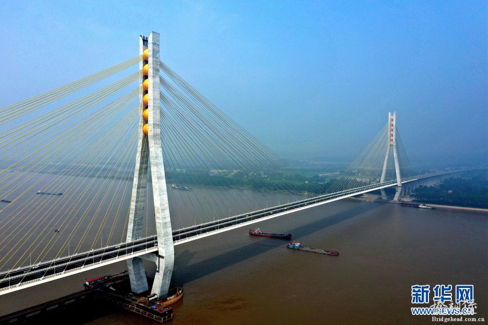 池州长江公铁大桥图片