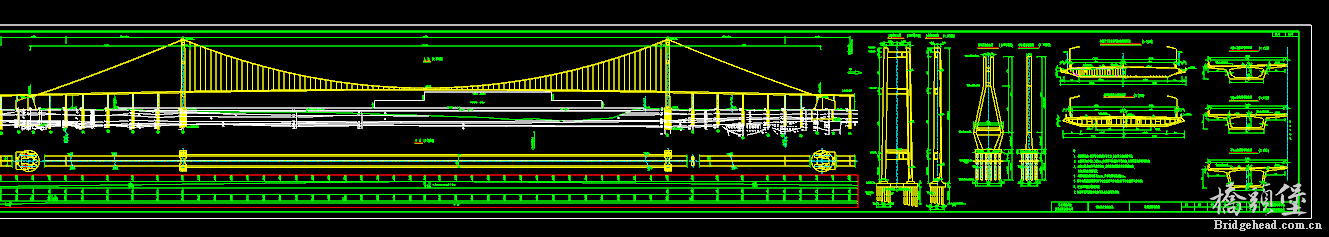 桥型布置图