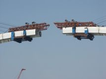卢浦大桥施工照片